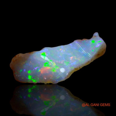 Natural Fire Opal Gemstone 3.00 Cts Loose Fancy Rough From Australia 20x8x5 mm RF-213