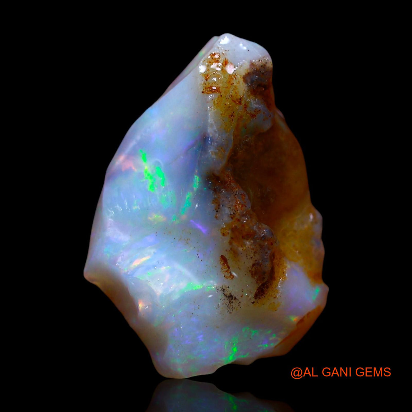 6.00 Cts Natural Australian Fire Opal Loose Gemstone Fancy Rough 19x13x6 mm RF-215