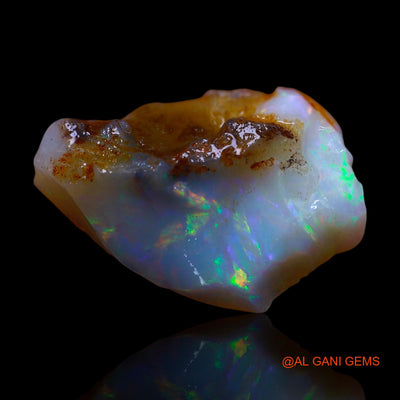 6.00 Cts Natural Australian Fire Opal Loose Gemstone Fancy Rough 19x13x6 mm RF-215