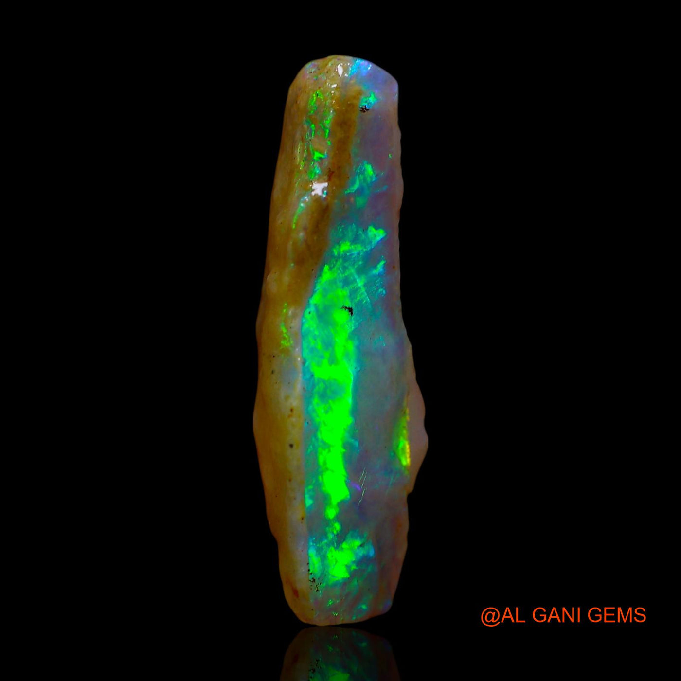 4.00 Cts Natural Australian Fire Opal Loose Gemstone Fancy Rough 21x6x6 mm RF-216