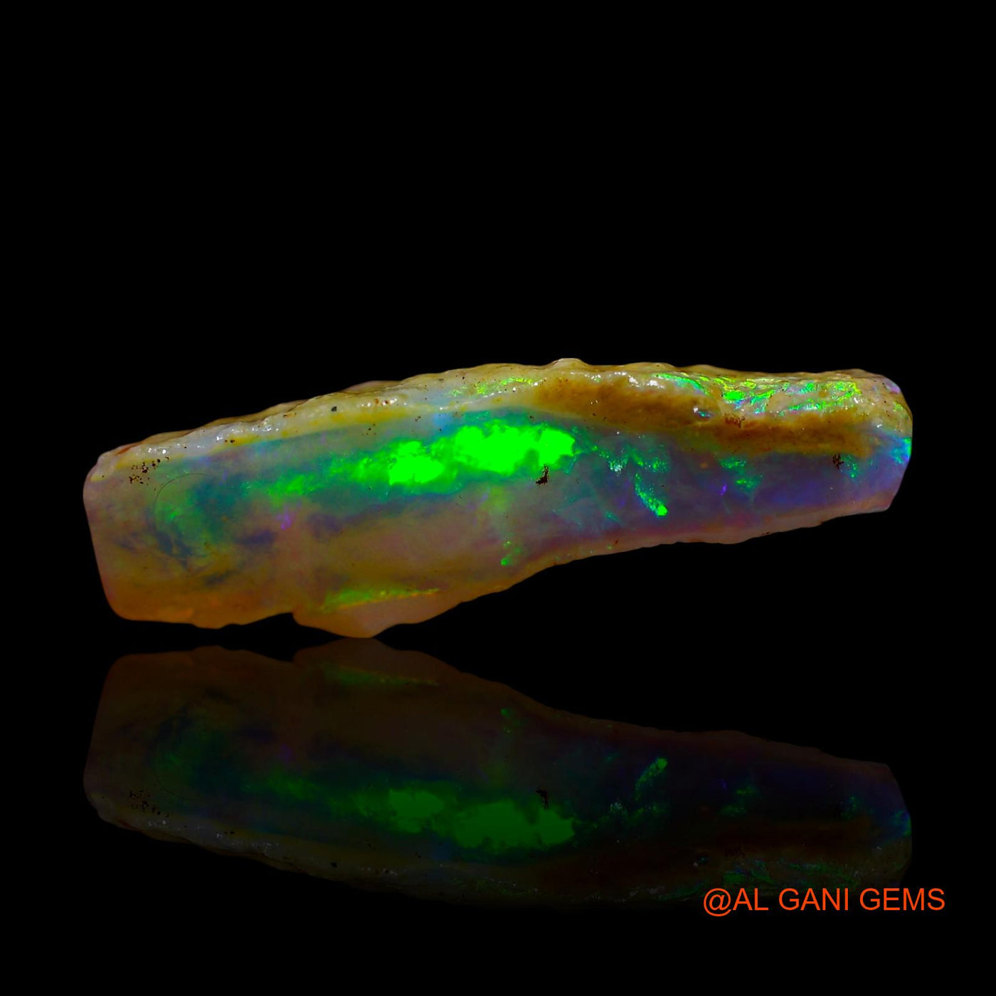 4.00 Cts Natural Australian Fire Opal Loose Gemstone Fancy Rough 21x6x6 mm RF-216