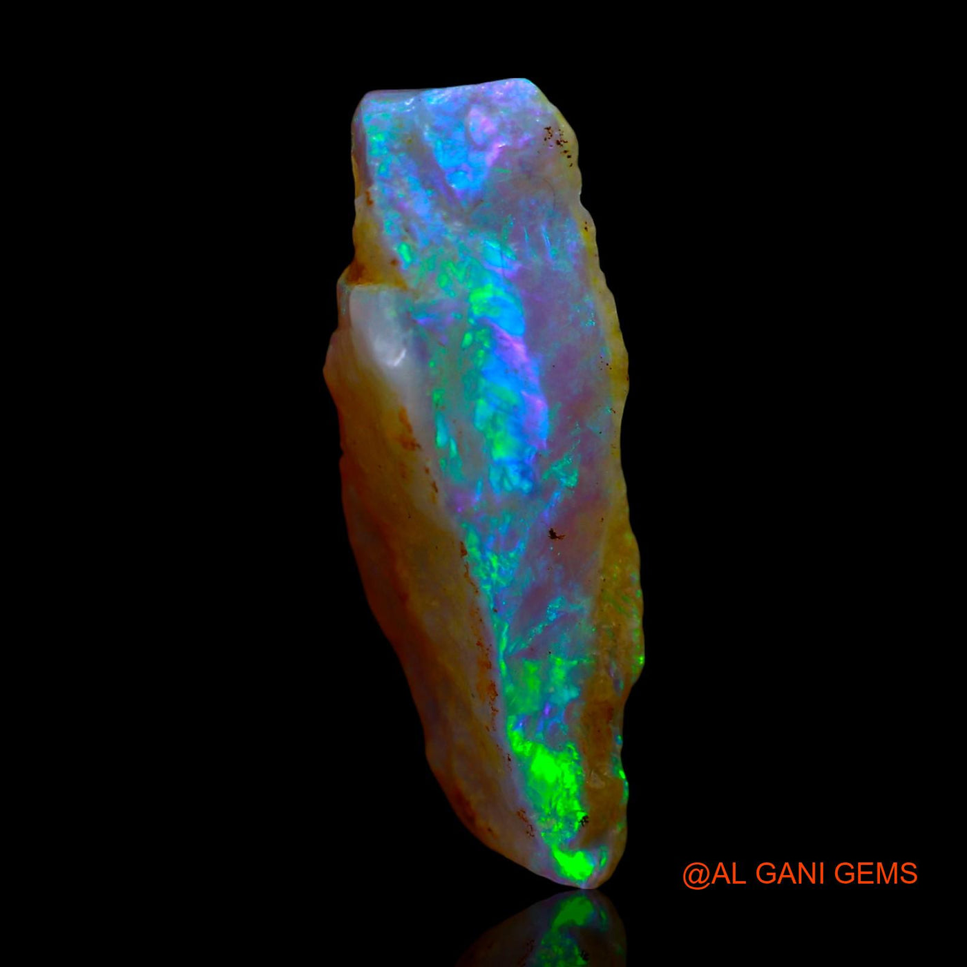 4.00 Cts Natural Australian Fire Opal Loose Gemstone Fancy Rough 21x6x6 mm RF-216