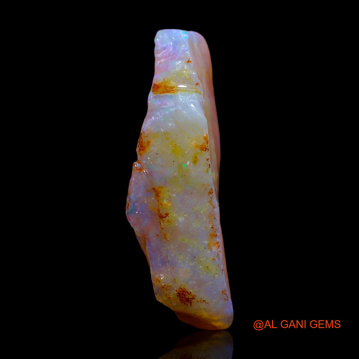 4.00 Cts Natural Australian Fire Opal Loose Gemstone Fancy Rough 21x6x6 mm RF-216