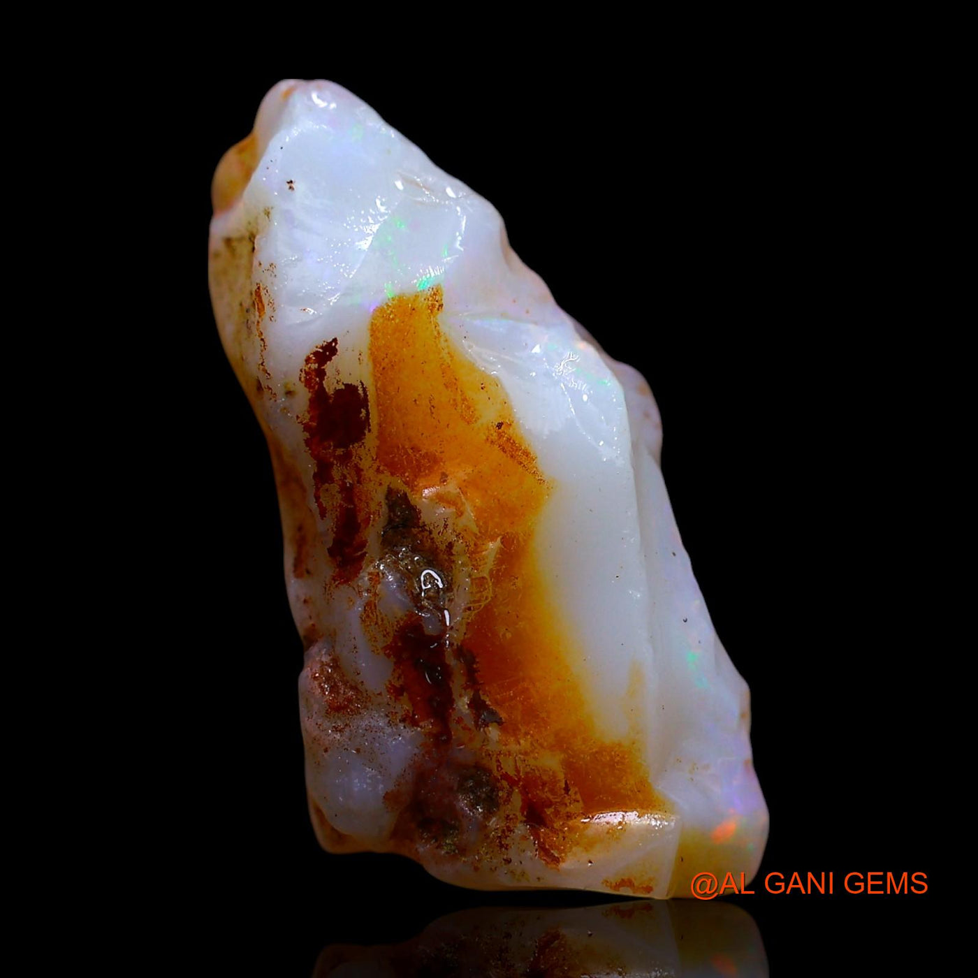 6.00 Cts Natural Australian Fire Opal Fancy Rough Loose Gemstone For Jewelry 19x10x8 mm RF-217