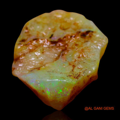 5.00 Cts Natural Australian Fire Opal Loose Gemstone Fancy Rough 18x14x4 mm RF-218