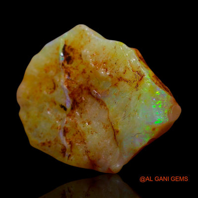 5.00 Cts Natural Australian Fire Opal Loose Gemstone Fancy Rough 18x14x4 mm RF-218