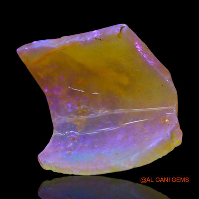 Natural Fire Opal Gemstone 4.00 Cts Loose Fancy Rough From Australia 15x14x7 mm RF-220