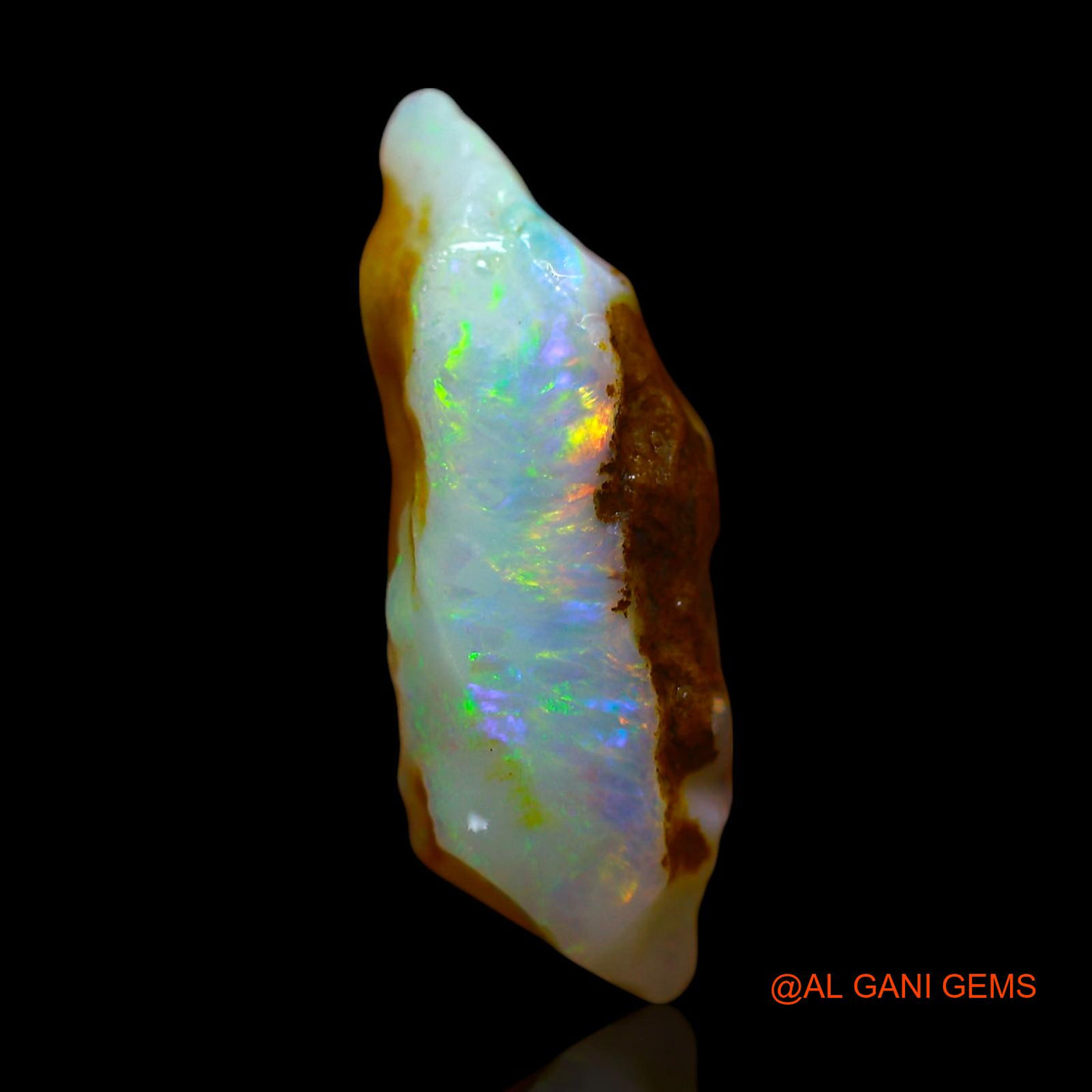 6.00 Cts Natural Australian Fire Opal Loose Gemstone Fancy Rough 16x10x7 mm RF-222