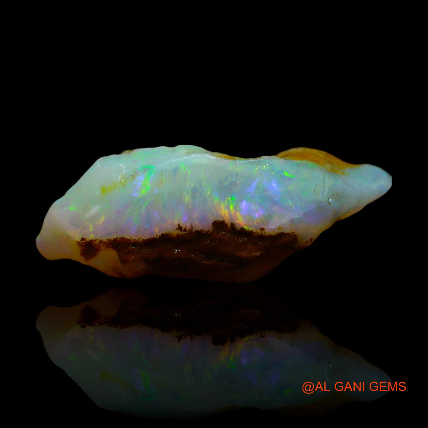 6.00 Cts Natural Australian Fire Opal Loose Gemstone Fancy Rough 16x10x7 mm RF-222