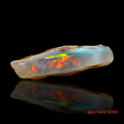 Natural Untreated Fire Opal Loose Gemstone Fancy Rough From Australia 5.00 Cts 19x11x5 mm RF-225