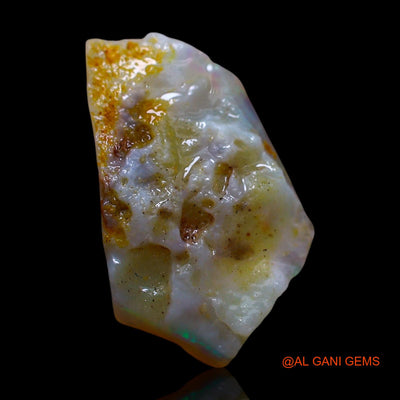 Natural Untreated Fire Opal Loose Gemstone Fancy Rough From Australia 5.00 Cts 19x11x5 mm RF-225