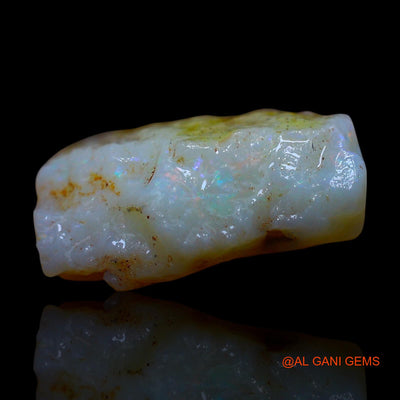6.00 Cts Natural Australian Fire Opal Loose Gemstone Fancy Rough 14x12x8 mm RF-235