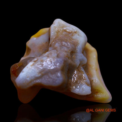 7.00 Cts Natural Australian Fire Opal Loose Gemstone Fancy Rough 16x14x8 mm RF-239