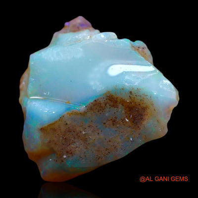 7.00 Cts Natural Australian Fire Opal Loose Gemstone Fancy Rough 15x13x7 mm RF-240
