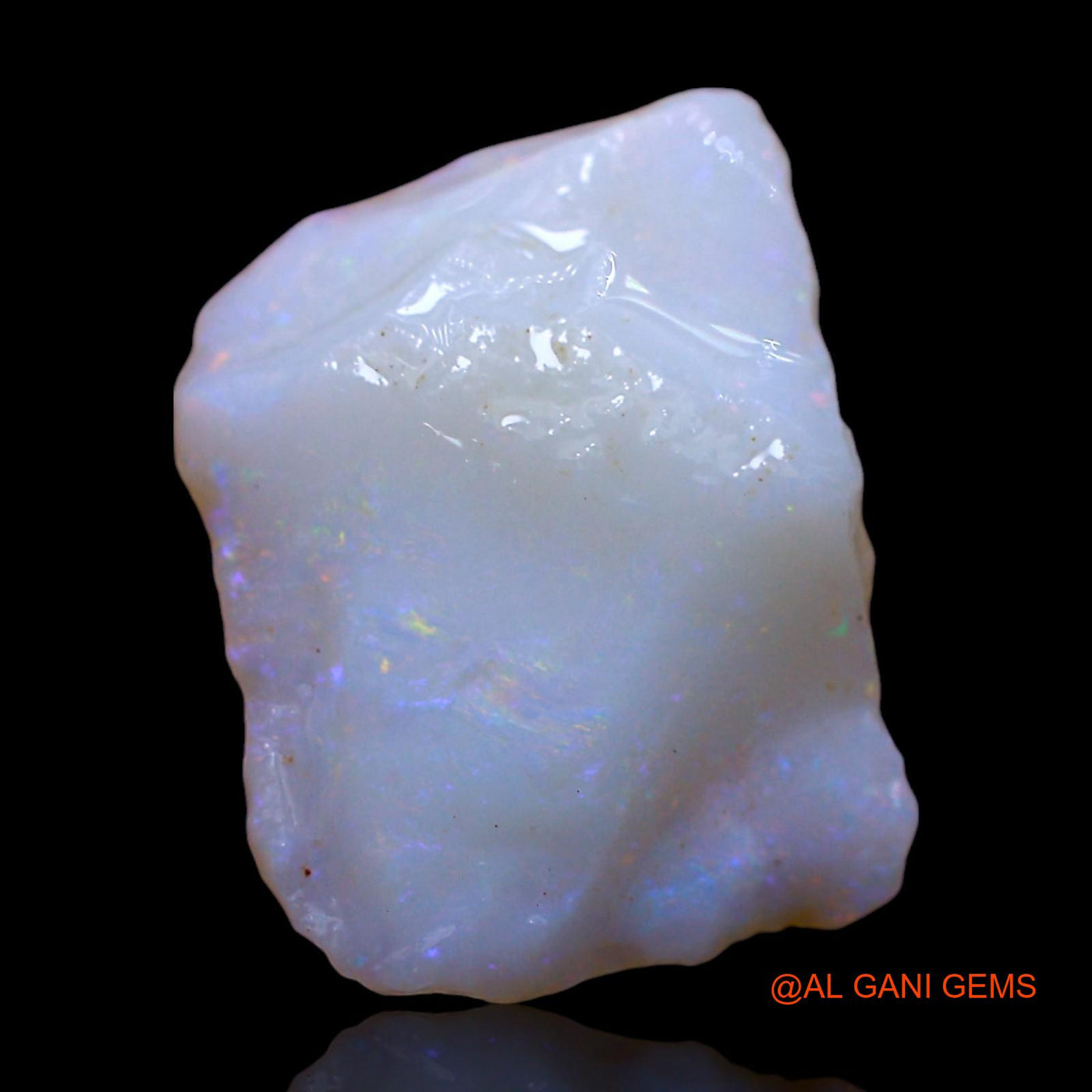 Natural Untreated Fire Opal Loose Gemstone Fancy Rough From Australia 5.00 Cts 14x10x6 mm RF-243