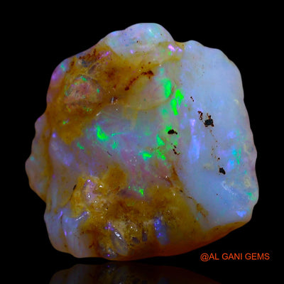 Natural Untreated Fire Opal Loose Gemstone Fancy Rough From Australia 5.00 Cts 14x12x5 mm RF-244