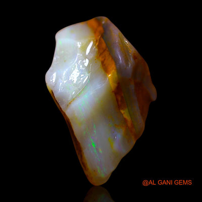 Natural Untreated Fire Opal Loose Gemstone Fancy Rough From Australia 7.00 Cts 17x10x8 mm RF-245