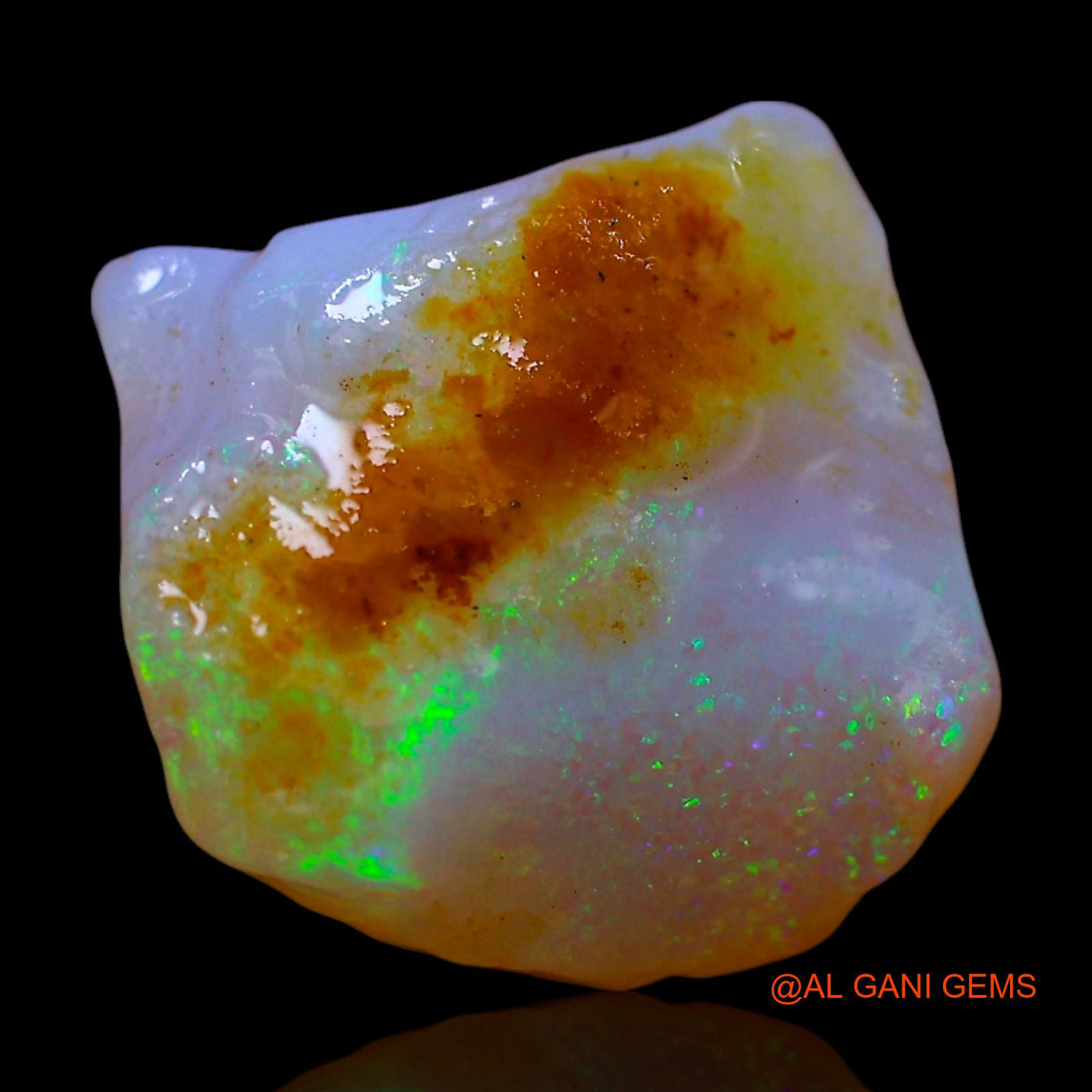 7.00 Cts Natural Australian Fire Opal Loose Gemstone Fancy Rough 11x12x7 mm RF-247