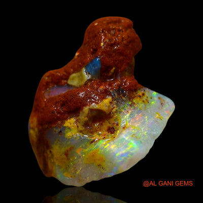 5.00 Cts Natural Australian Fire Opal Loose Gemstone Fancy Rough 13x12x9 mm RF-248