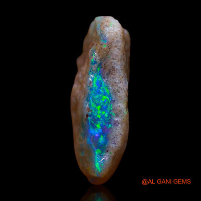 Natural Untreated Fire Opal Loose Gemstone Fancy Rough From Australia 4.00 Cts 15x13x4 mm RF-249