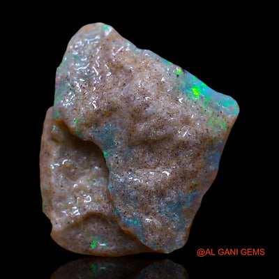 Natural Untreated Fire Opal Loose Gemstone Fancy Rough From Australia 4.00 Cts 15x13x4 mm RF-249