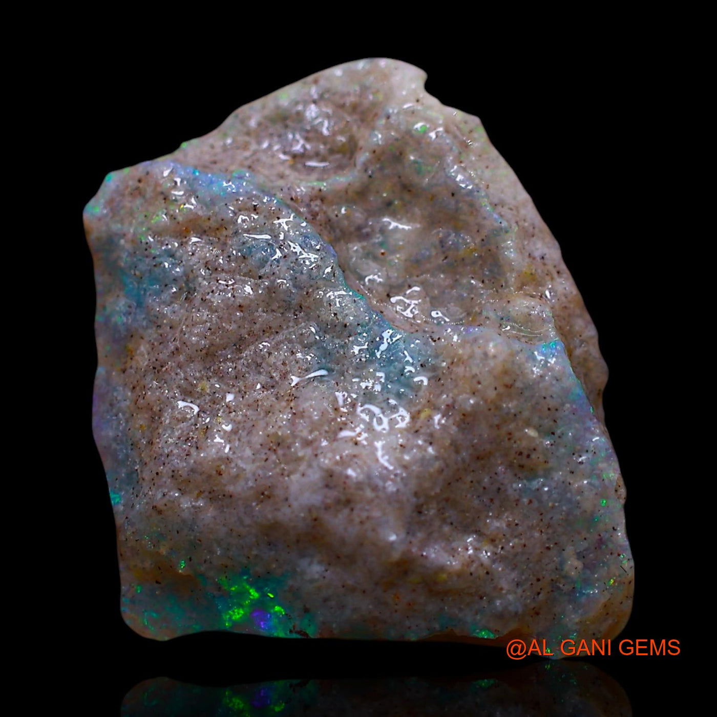 Natural Untreated Fire Opal Loose Gemstone Fancy Rough From Australia 4.00 Cts 15x13x4 mm RF-249