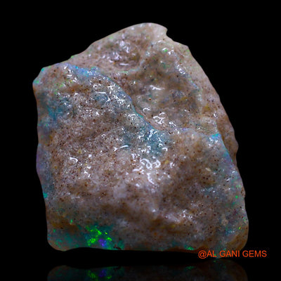 Natural Untreated Fire Opal Loose Gemstone Fancy Rough From Australia 4.00 Cts 15x13x4 mm RF-249