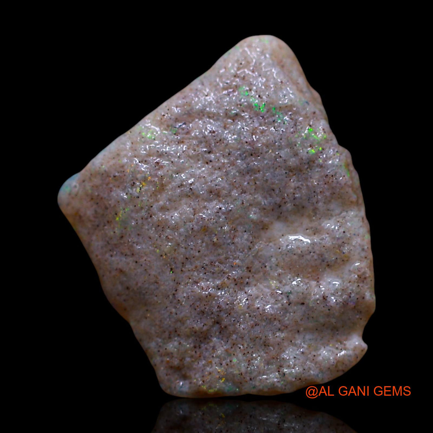 Natural Untreated Fire Opal Loose Gemstone Fancy Rough From Australia 4.00 Cts 15x13x4 mm RF-249