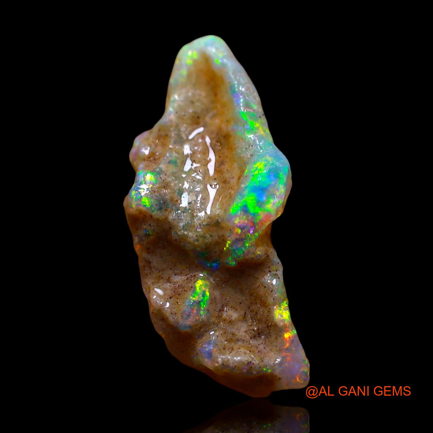 5.00 Cts Unheated Australian Fire Opal Loose Gemstone Fancy Rough Natural 19x9x9 mm RF-24