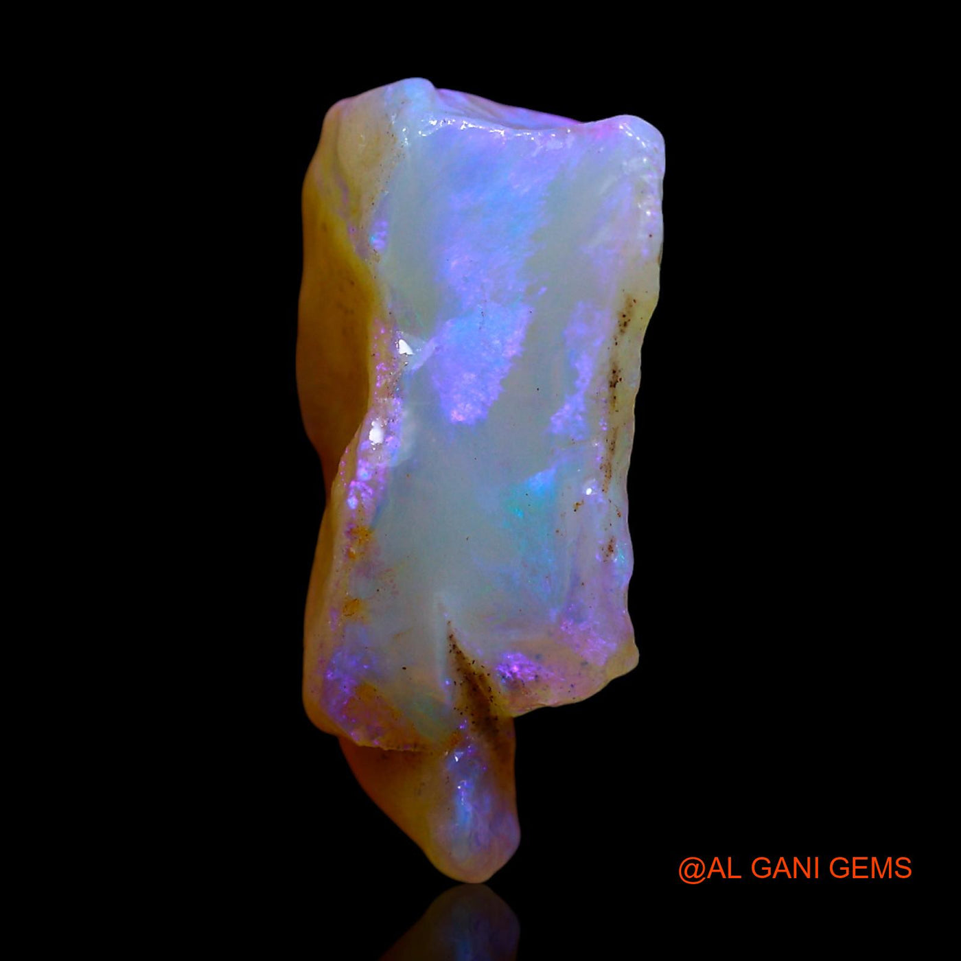 5.00 Cts Natural Australian Fire Opal Loose Gemstone Fancy Rough 17x8x7 mm RF-251