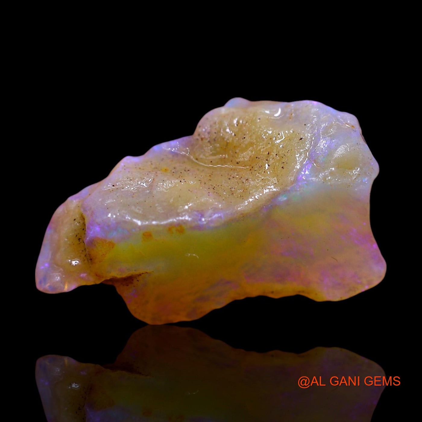 5.00 Cts Natural Australian Fire Opal Loose Gemstone Fancy Rough 17x8x7 mm RF-251