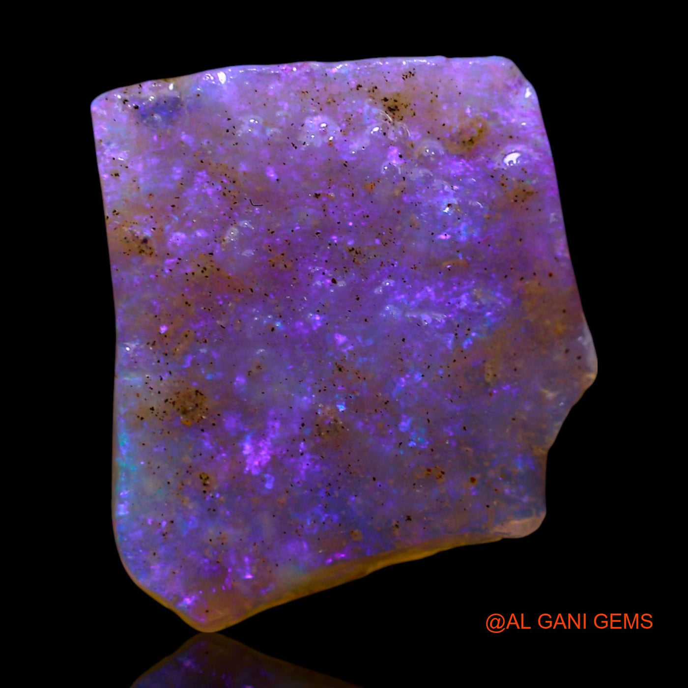 3.00 Cts Natural Australian Fire Opal Loose Gemstone Fancy Rough 15x13x2 mm RF-253