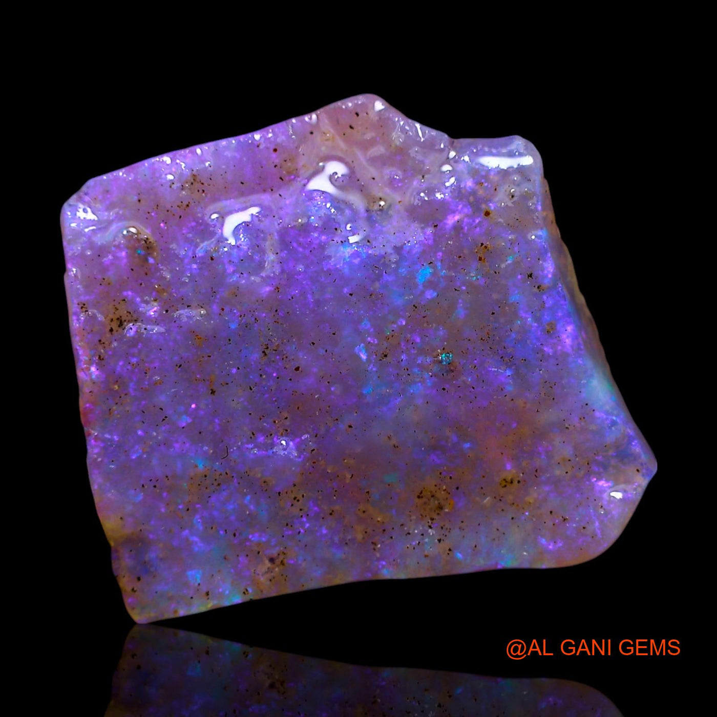 3.00 Cts Natural Australian Fire Opal Loose Gemstone Fancy Rough 15x13x2 mm RF-253