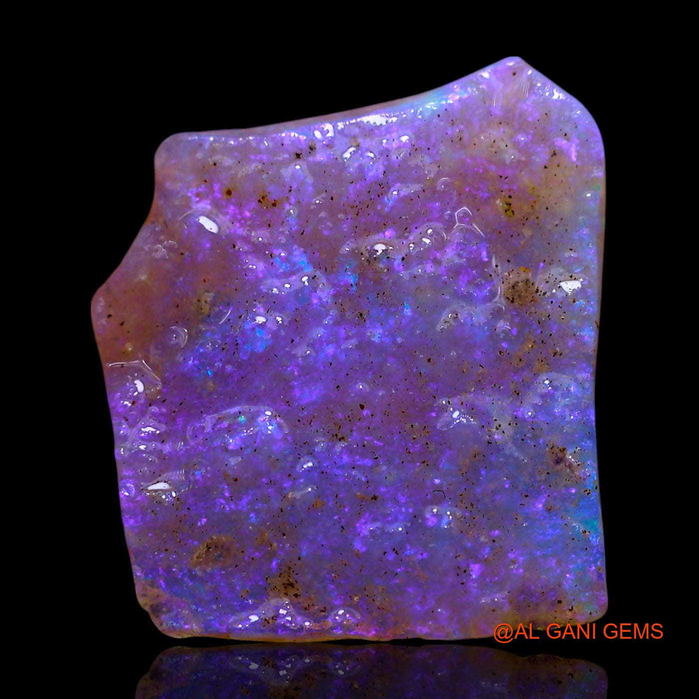 3.00 Cts Natural Australian Fire Opal Loose Gemstone Fancy Rough 15x13x2 mm RF-253