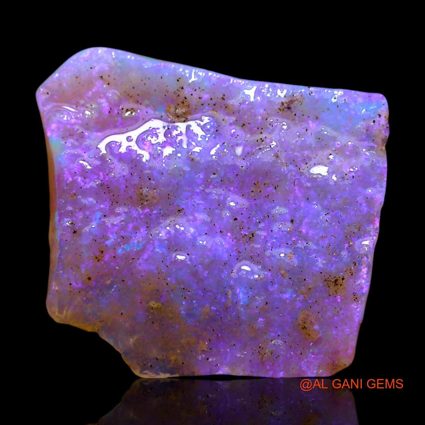 3.00 Cts Natural Australian Fire Opal Loose Gemstone Fancy Rough 15x13x2 mm RF-253