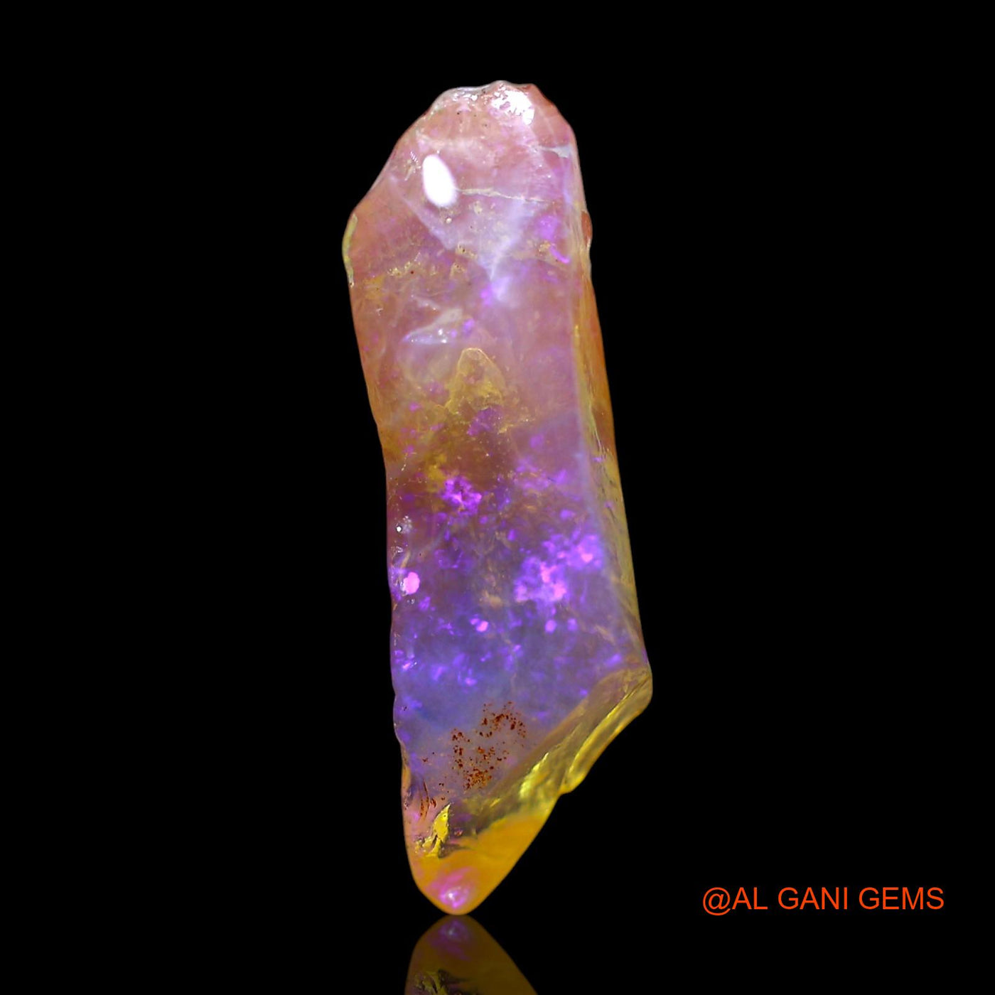 3.00 Cts Natural Australian Fire Opal Loose Gemstone Fancy Rough 20x6x4 mm RF-254