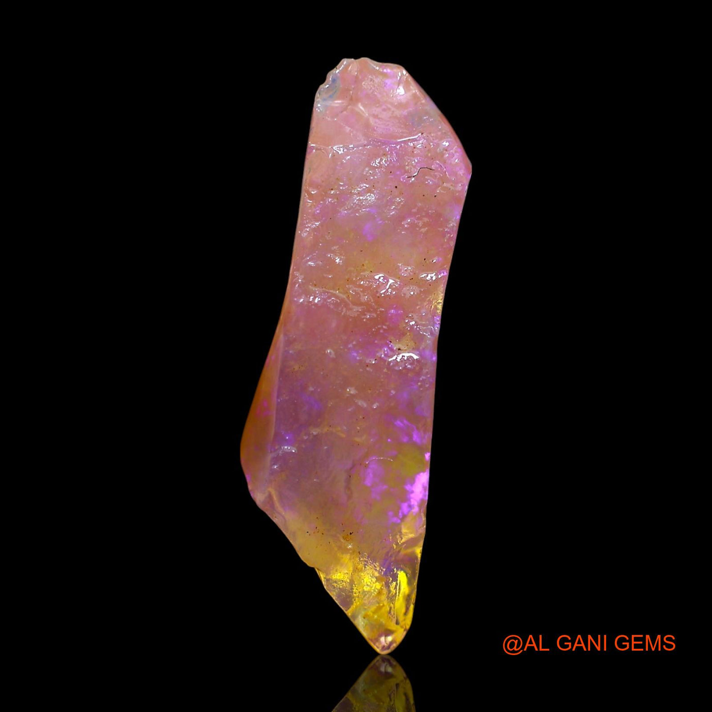 3.00 Cts Natural Australian Fire Opal Loose Gemstone Fancy Rough 20x6x4 mm RF-254