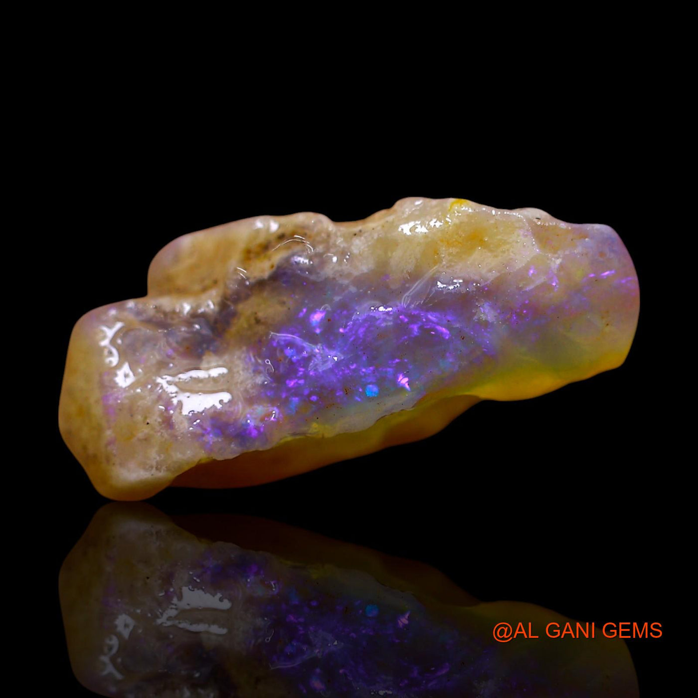 6.00 Cts Natural Australian Fire Opal Fancy Rough Loose Gemstone For Jewelry 18x10x7 mm RF-25