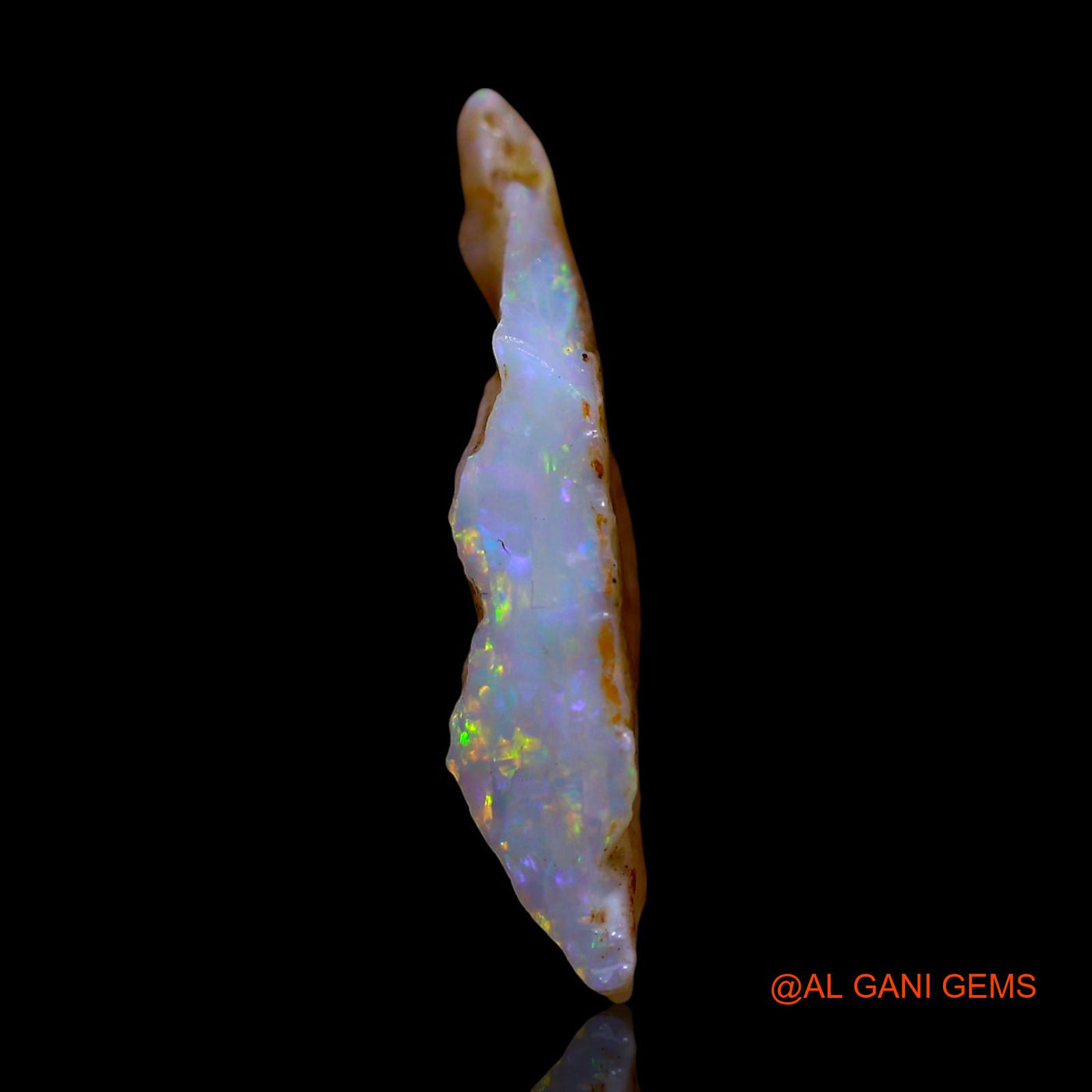 3.00 Cts Natural Australian Fire Opal Loose Gemstone Fancy Rough 21x8x4 mm RF-271