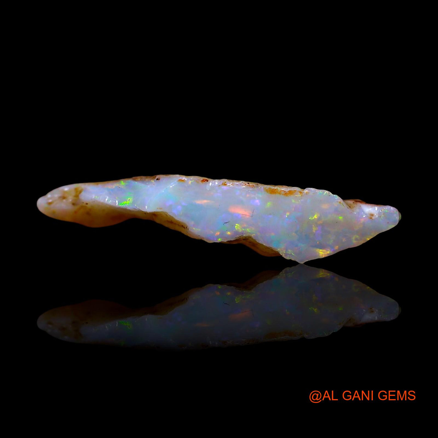 3.00 Cts Natural Australian Fire Opal Loose Gemstone Fancy Rough 21x8x4 mm RF-271