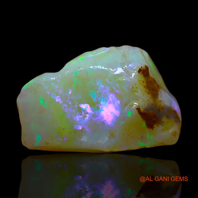 Natural Fire Opal Gemstone 5.00 Cts Loose Fancy Rough From Australia 15x9x6 mm RF-272