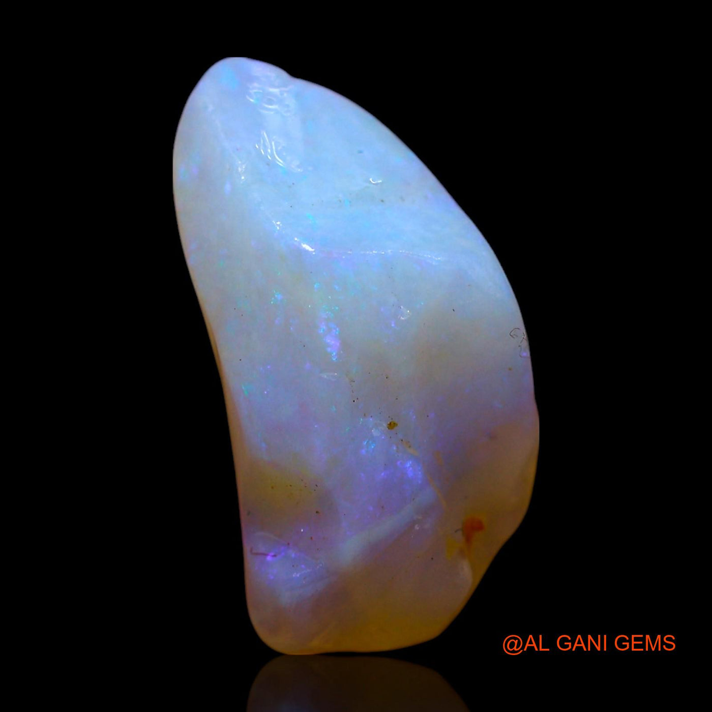 Natural Fire Opal Gemstone 6.00 Cts Loose Fancy Rough From Australia 16x11x8 mm RF-275