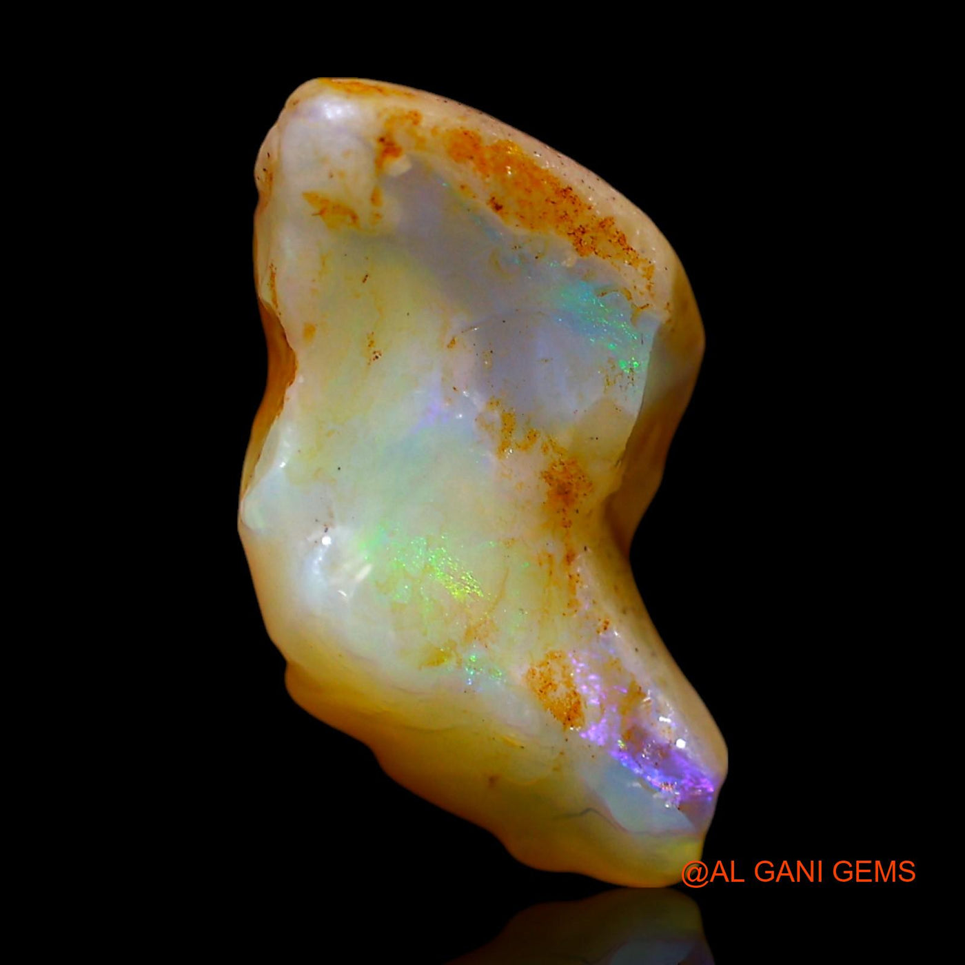6.00 Cts Unheated Australian Fire Opal Loose Gemstone Fancy Rough Natural 14x10x8 mm RF-276