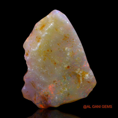 Natural Fire Opal Gemstone 2.00 Cts Loose Fancy Rough From Australia 15x12x3 mm RF-277