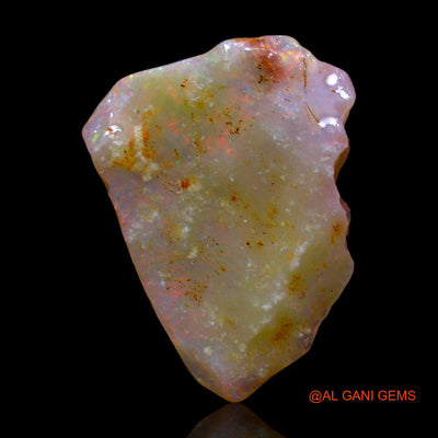 Natural Fire Opal Gemstone 2.00 Cts Loose Fancy Rough From Australia 15x12x3 mm RF-277