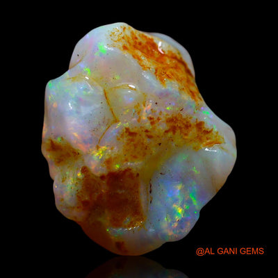 Natural Fire Opal Gemstone 6.00 Cts Loose Fancy Rough From Australia 14x10x10 mm RF-278