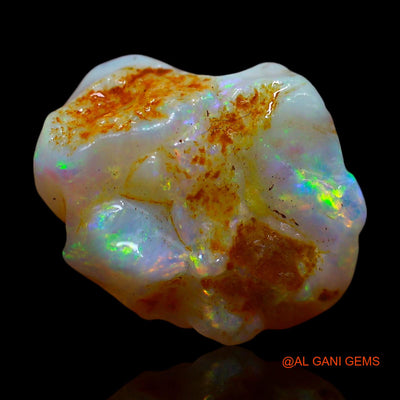 Natural Fire Opal Gemstone 6.00 Cts Loose Fancy Rough From Australia 14x10x10 mm RF-278