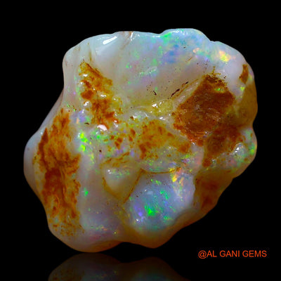Natural Fire Opal Gemstone 6.00 Cts Loose Fancy Rough From Australia 14x10x10 mm RF-278