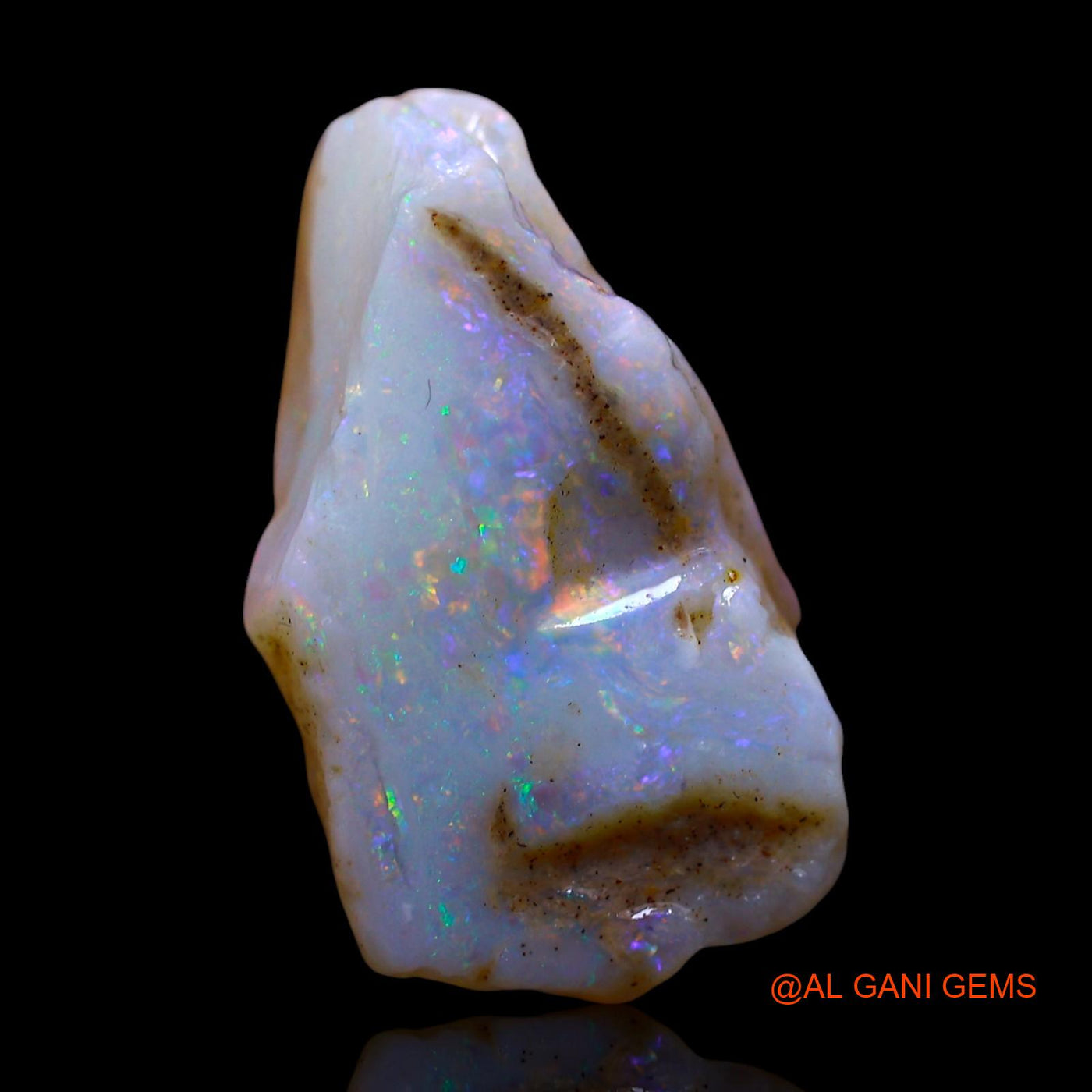 6.00 Cts Natural Australian Fire Opal Loose Gemstone Fancy Rough 17x10x8 mm RF-27