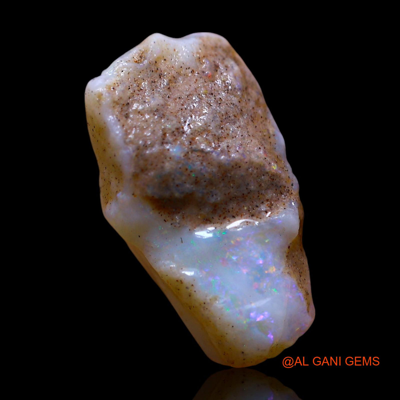 6.00 Cts Natural Australian Fire Opal Loose Gemstone Fancy Rough 17x10x8 mm RF-27